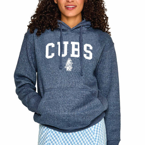 Chicago Cubs Soft As A Grape Women's Nantucket Hooded Sweatshirt