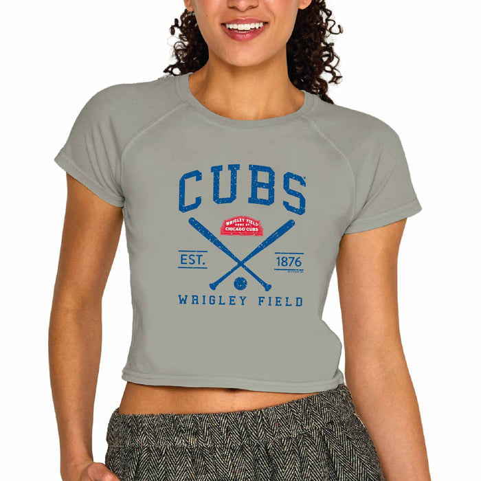 Chicago Cubs Soft As A Grape Women's Sage The Cutee T Shirt