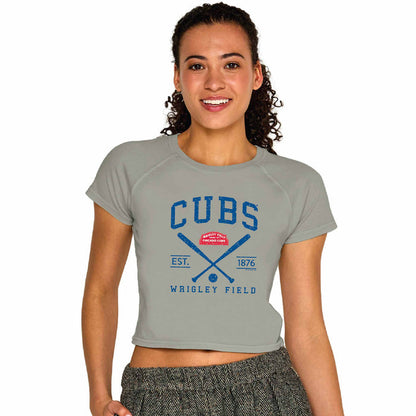 Chicago Cubs Soft As A Grape Women's Sage The Cutee T Shirt