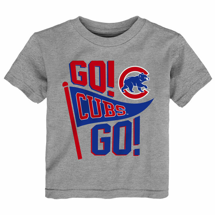 Chicago Cubs Toddler Go Banner Short Sleeve T Shirt