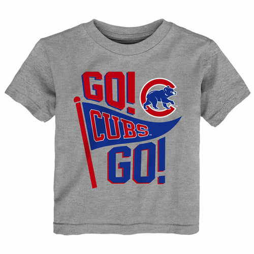 Chicago Cubs Toddler Go Banner Short Sleeve T Shirt