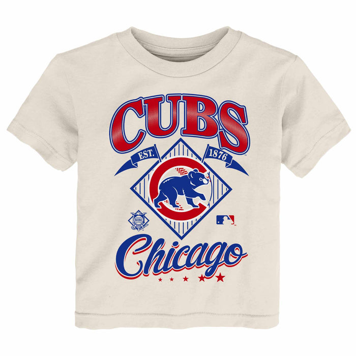 Chicago Cubs Toddler Tripple Hit Short Sleeve T Shirt