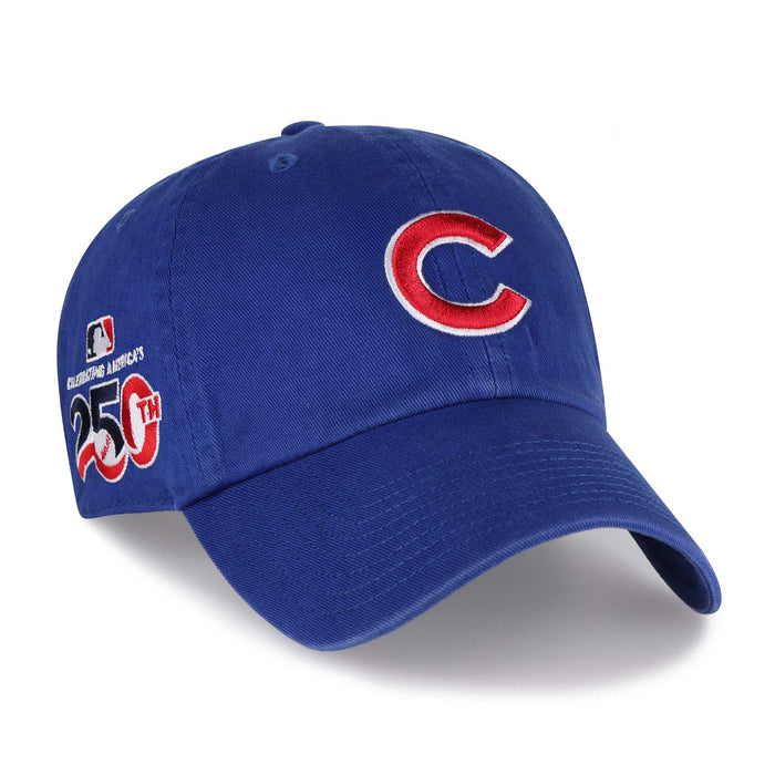 Chicago Cubs USA 250 Year Sure Shot Clean Up Adjustable Cap
