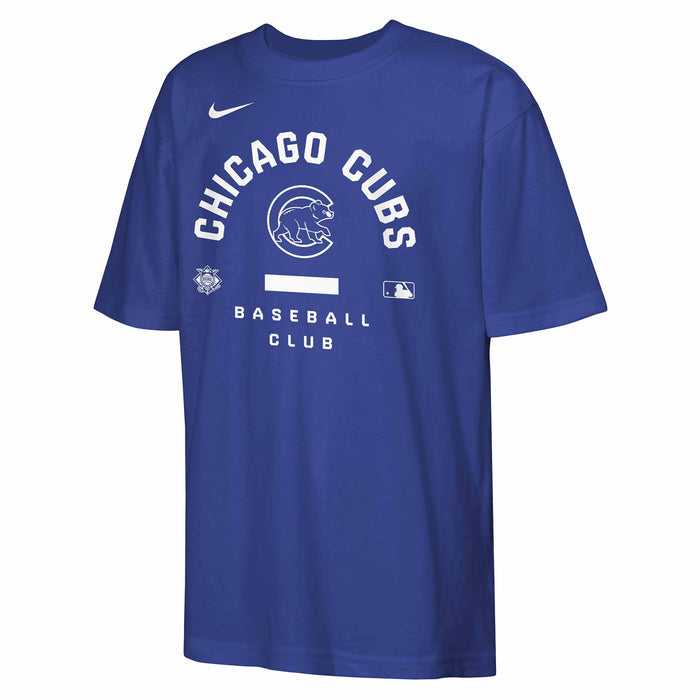 Chicago Cubs Nike Youth Authentic Collection Early Work Short Sleeve T Shirt