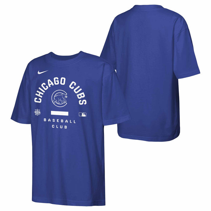Chicago Cubs Nike Youth Authentic Collection Early Work Short Sleeve T Shirt