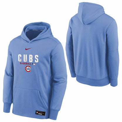 Chicago Cubs Nike Youth Blues Alternate Authentic Collection Hooded Sweatshirt