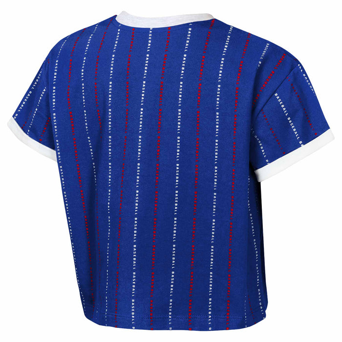 Chicago Cubs Youth Girls Keeper Fashion Short Sleeve T Shirt
