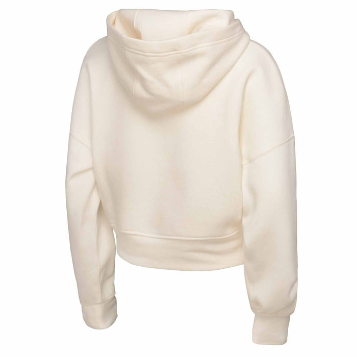 Chicago Cubs Youth Girls Oversized Cropped Hooded Sweatshirt