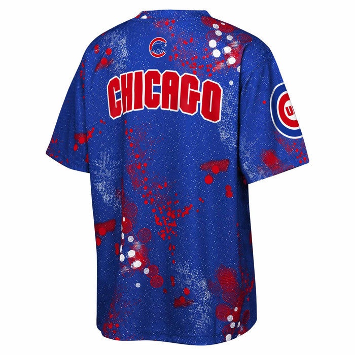 Chicago Cubs Youth Stadium Lights Sublimated Short Sleeve T Shirt