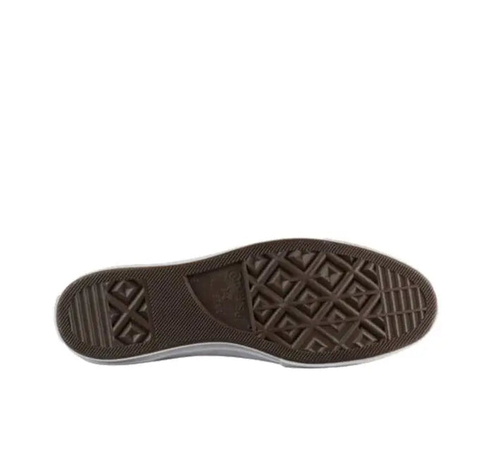 Converse One Star Pro outsole with dark tread pattern and geometric grip