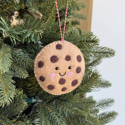 Cookie Felt Wool Ornament
