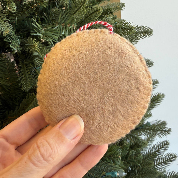 Cookie Felt Wool Ornament