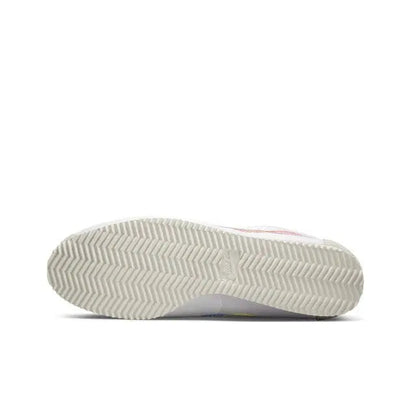 Nike Cortez sneakers outsole, textured rubber tread with herringbone pattern