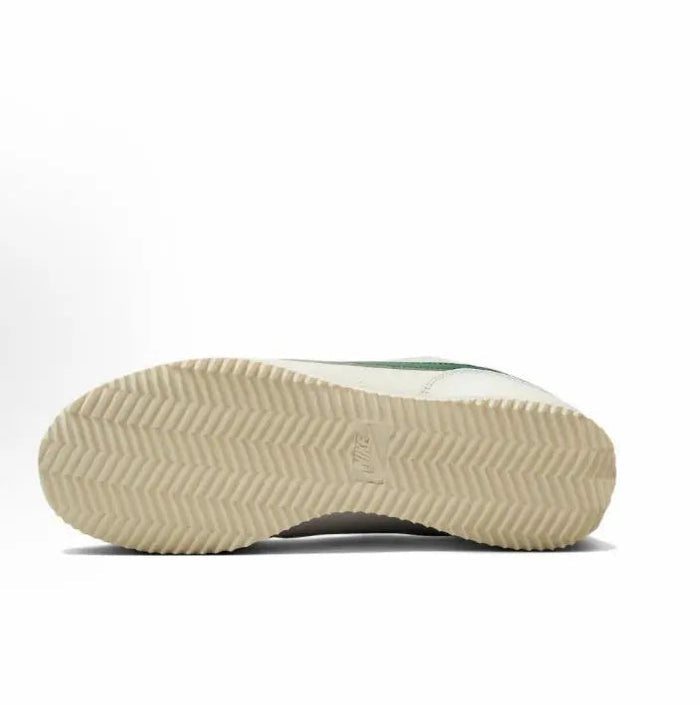 Cortez sneaker outsole with textured beige tread and heel section