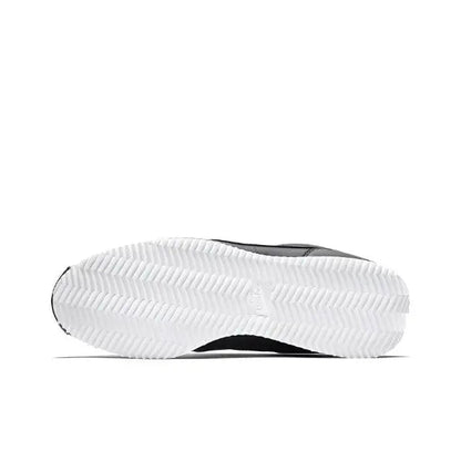 White rubber outsole with textured tread for traction