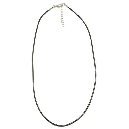 Cotton Cord Simply Stylish Black Necklace for Crystal Pendants