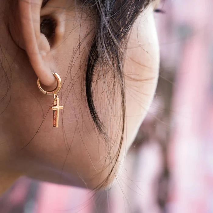 Courageous Cross Earrings- Assorted