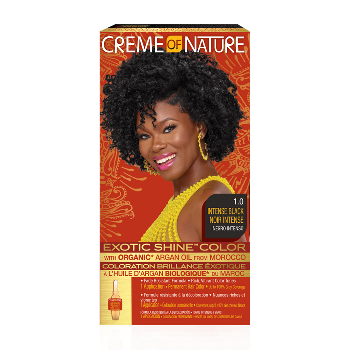 Creme of Nature Exotic Shine™ Color with Argan Oil from Morocco 1.0 Intense Black
