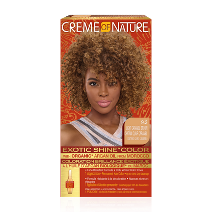 Creme of Nature Exotic Shine™ Color with Argan Oil from Morocco 9.2 Light Caramel Brown