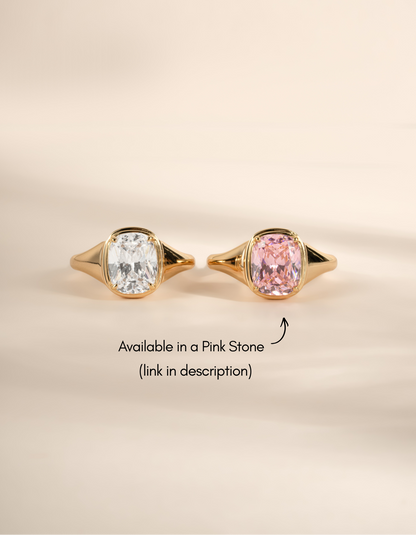 Elongated Cushion Ring