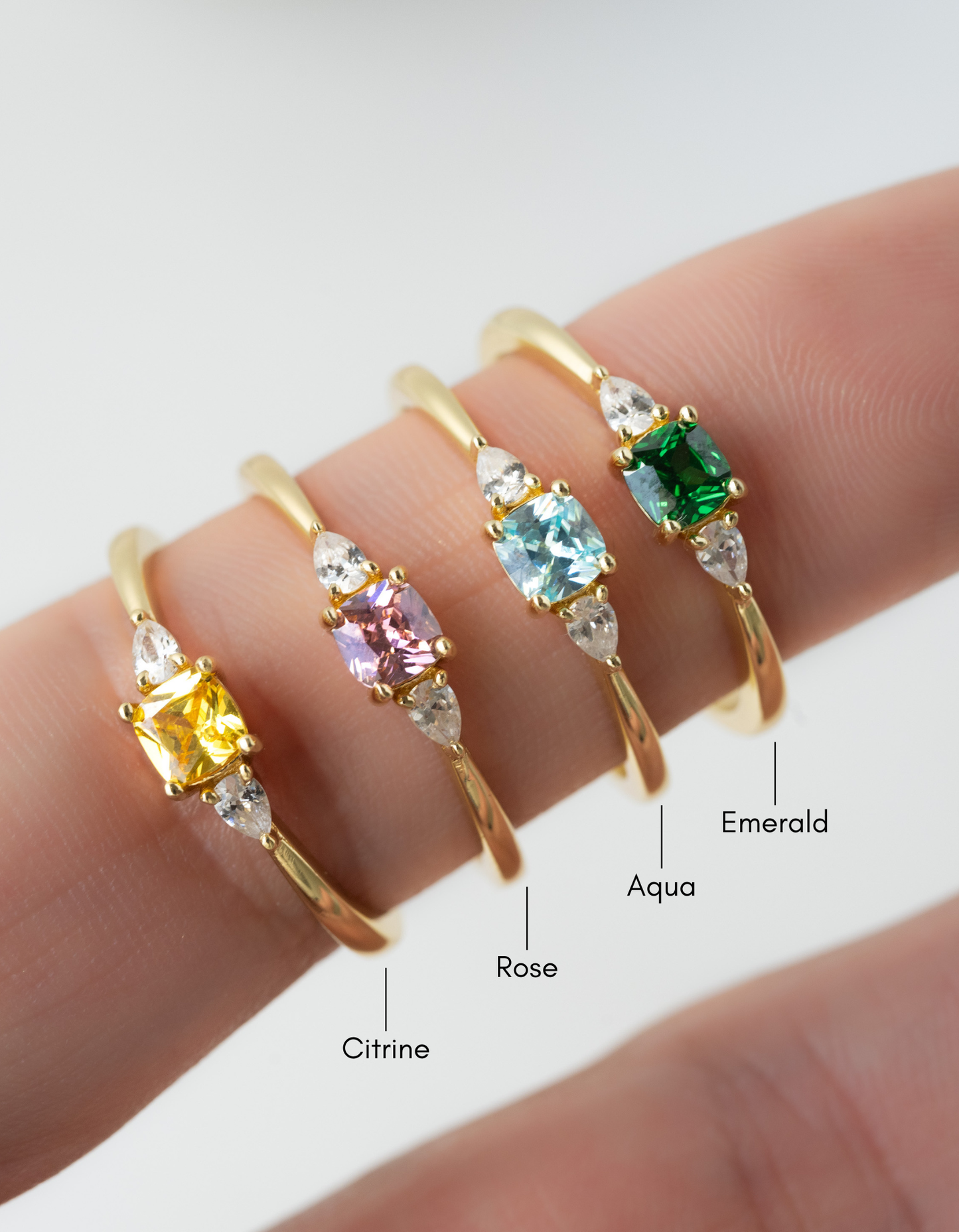 Pink Cushion Ring