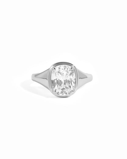 Elongated Cushion Ring