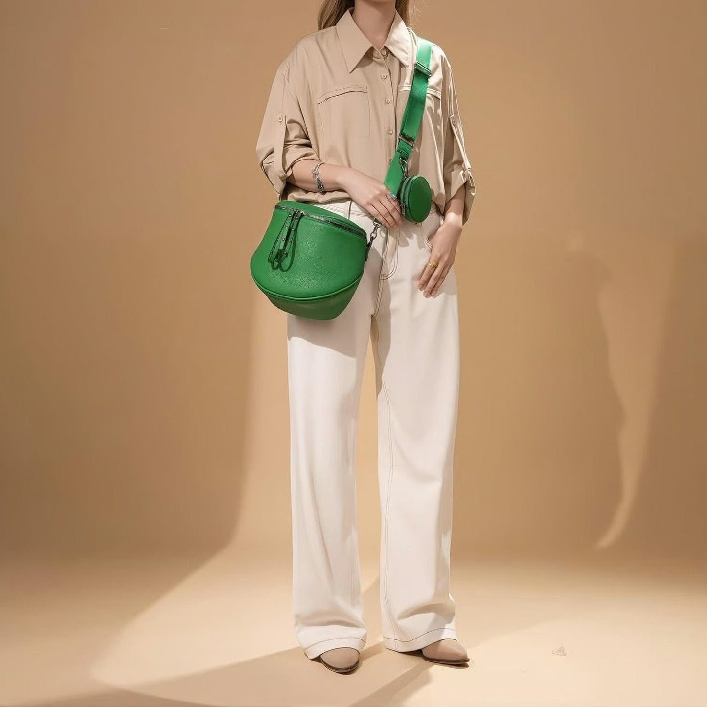 Large Fanny Pack Crossbody Sling Bagsüëú