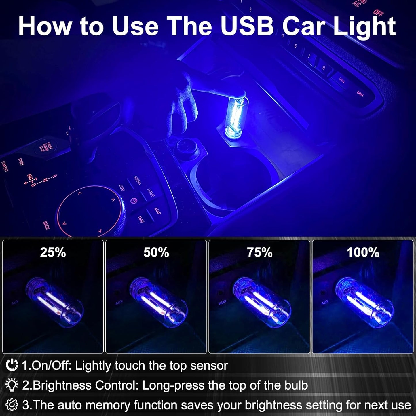 üåüCar USB Night Light Bulb