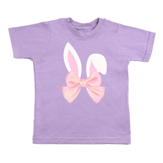 Bunny Bow Easter Short Sleeve T-Shirt