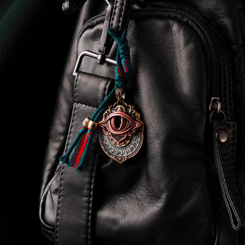 üëÅÔ∏è‚Äçüó®Ô∏èHandmade Tarot Vision Pendant: Connect to Cosmic Wisdom Anytime(Cheat Sheet Included)