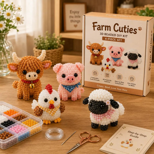 üßµ‚ú®DIY Petite 3D Beaded Animal Craft Kit