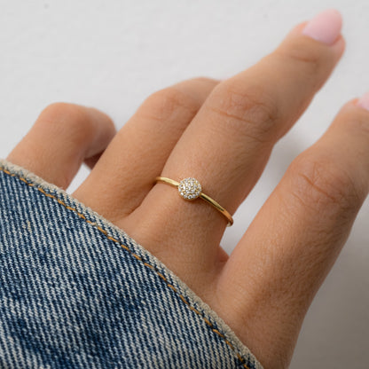 Pavé Circle Ring