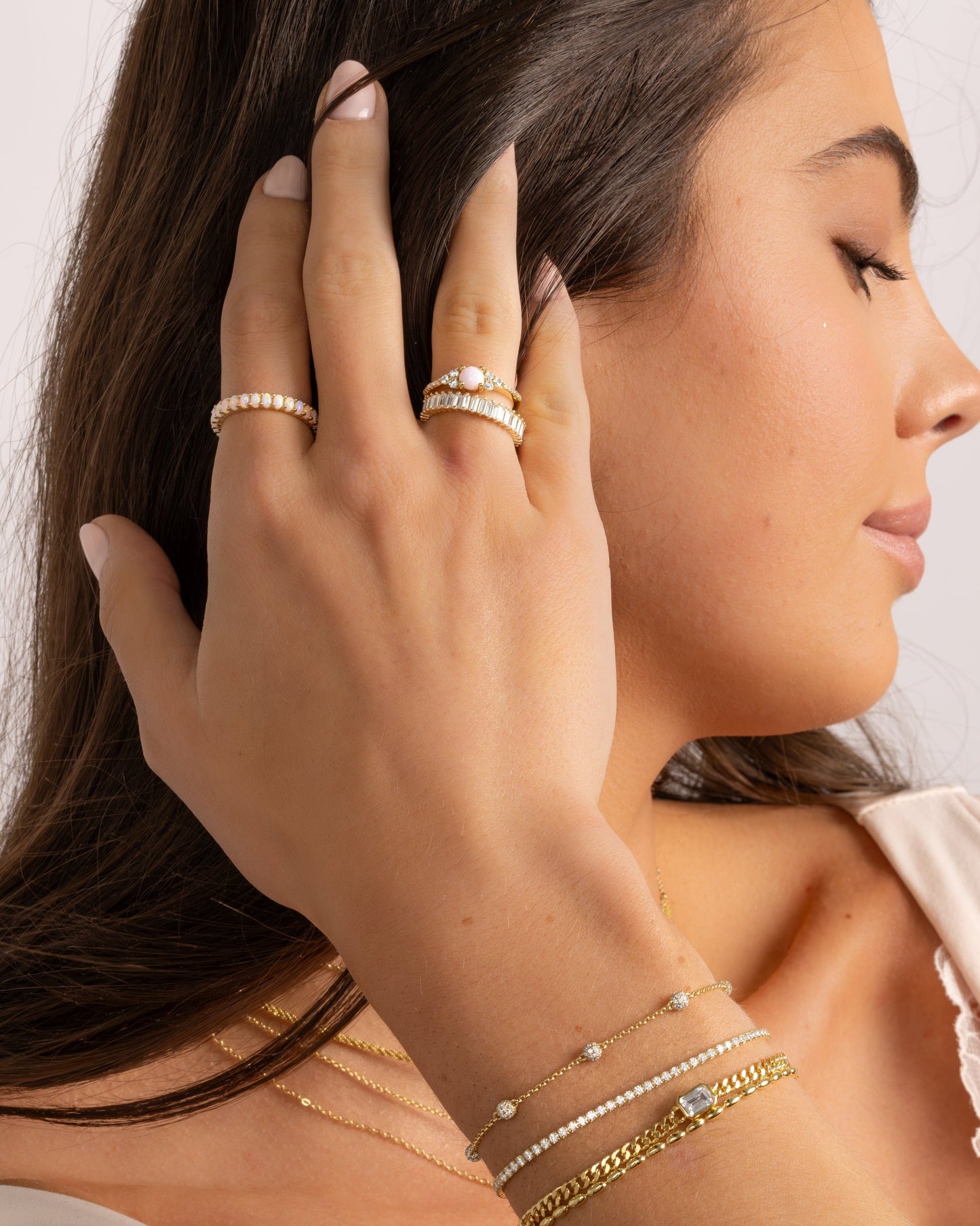 Dainty Opal Ring