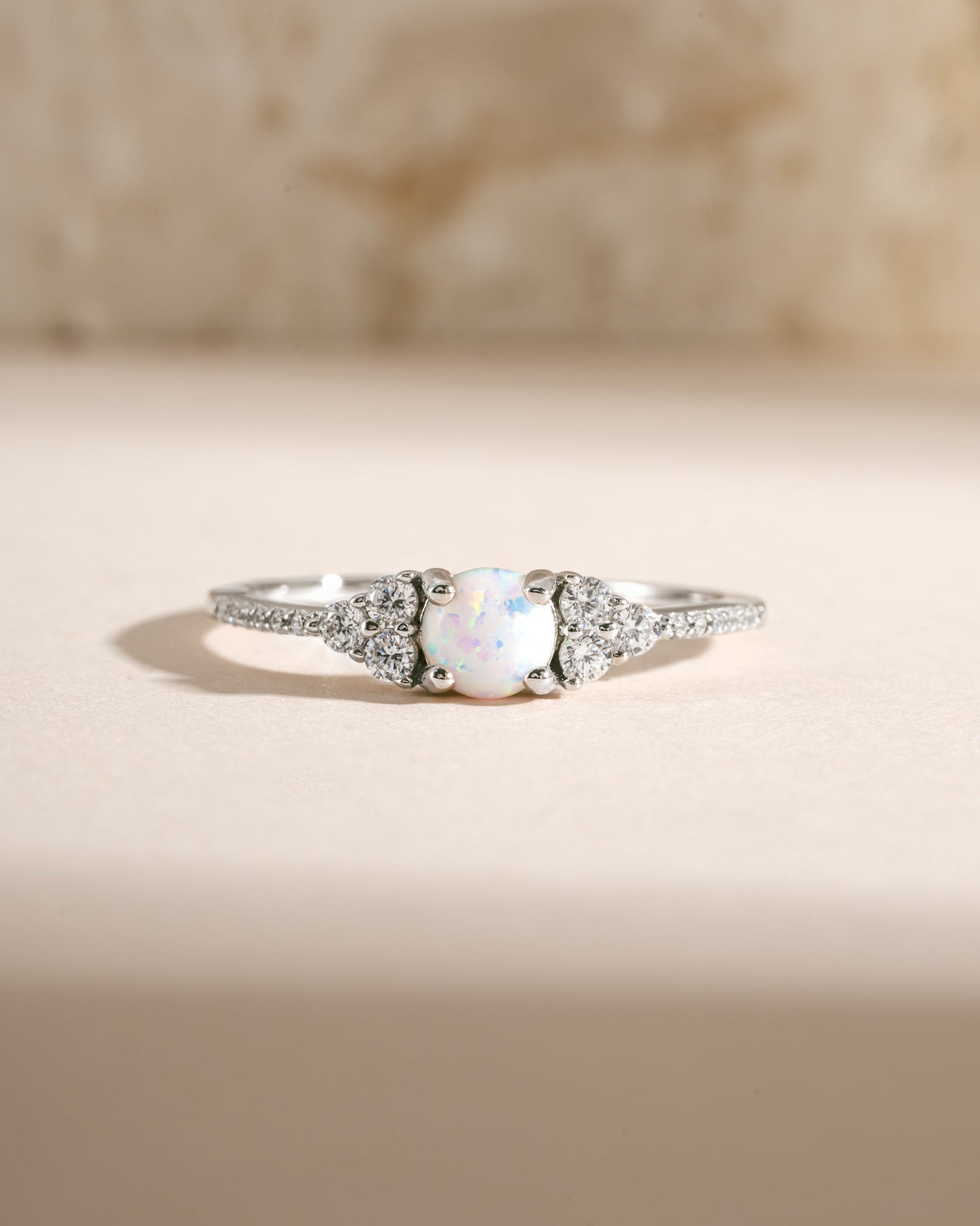 Dainty Opal Ring