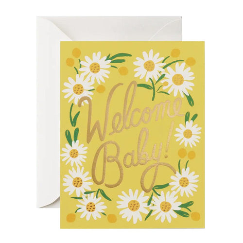 Daisy Baby Card