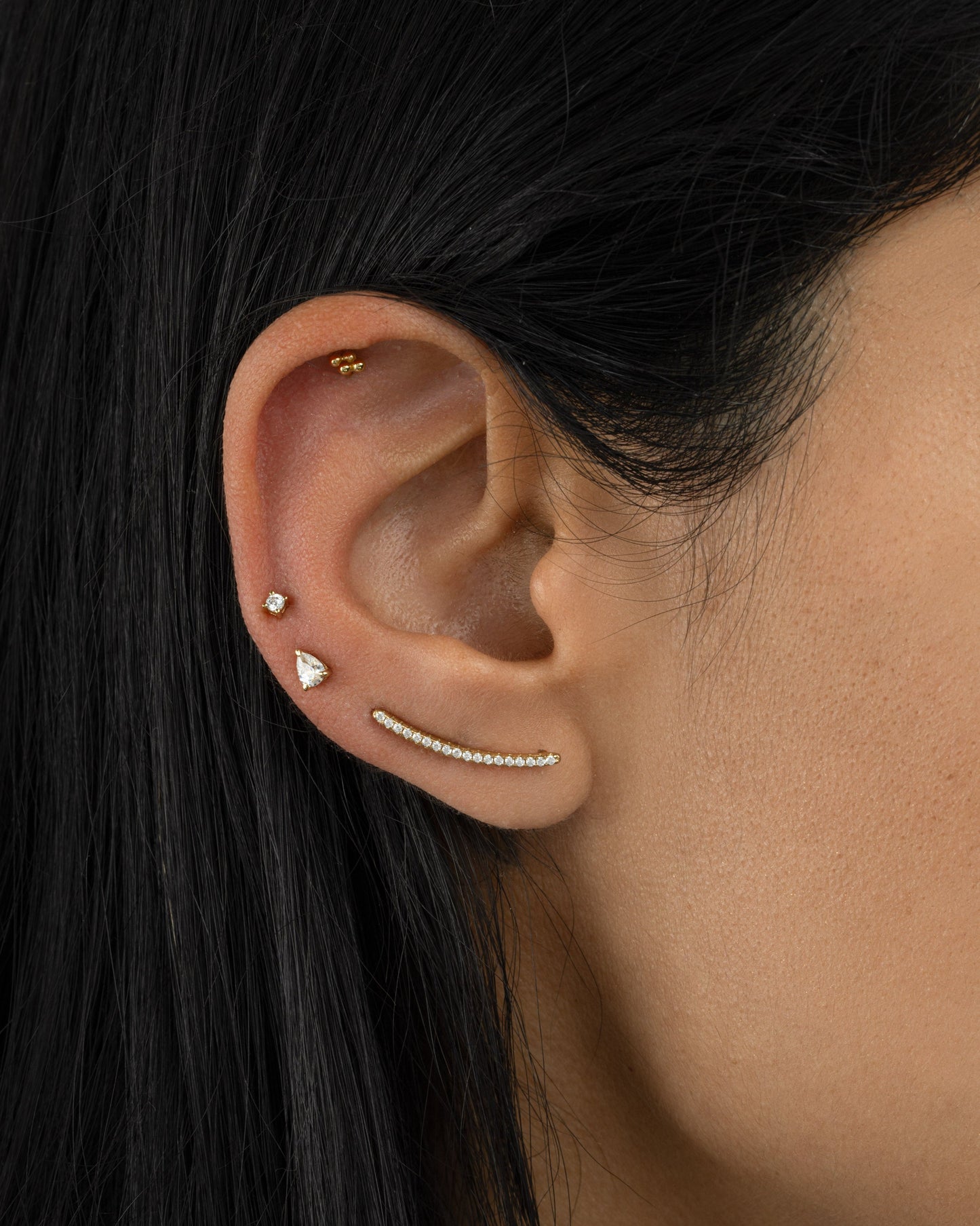 Studded Ear Climber