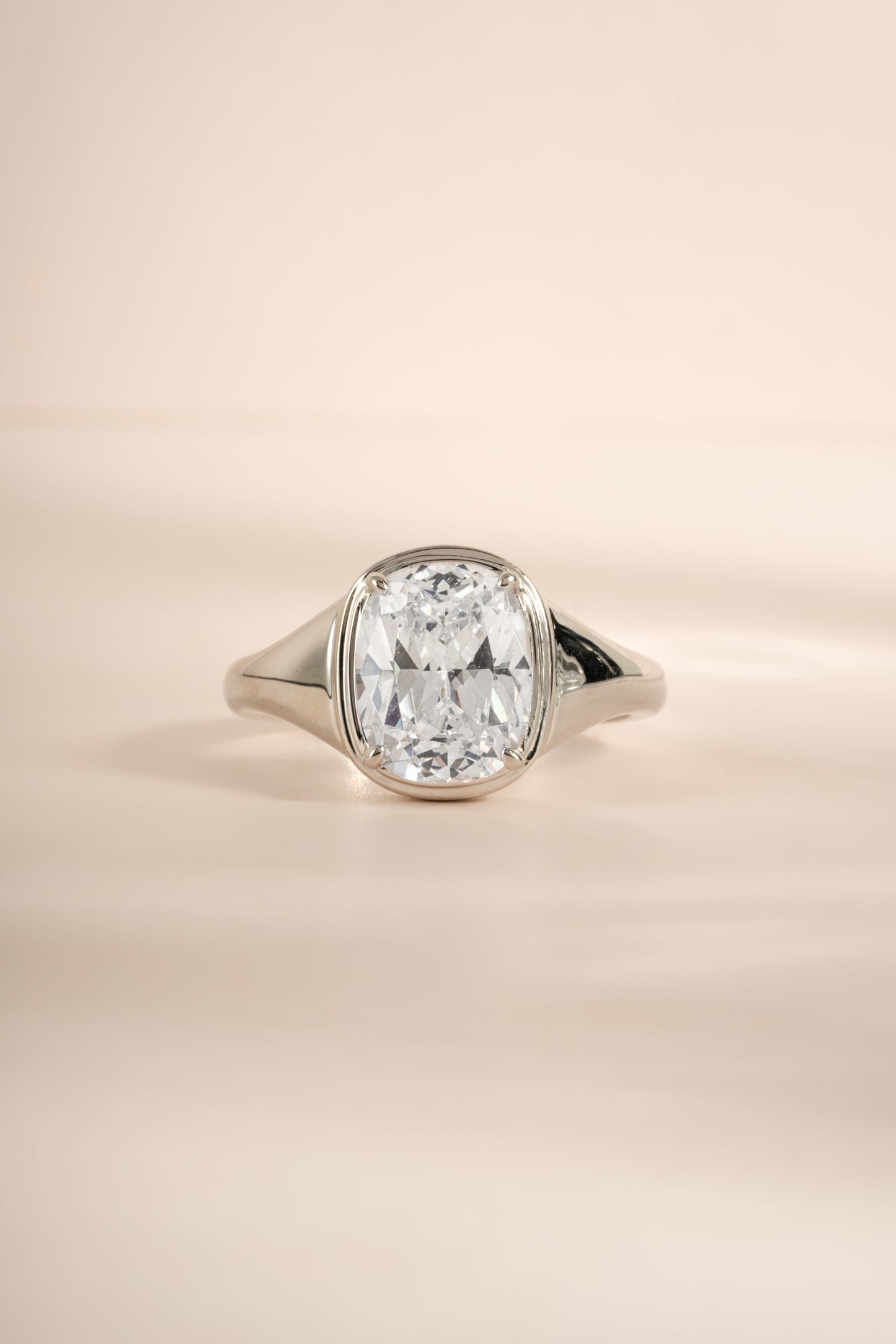 Elongated Cushion Ring