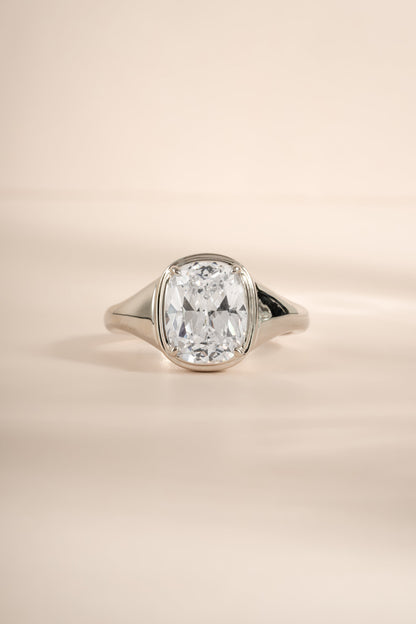 Elongated Cushion Ring