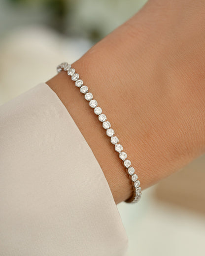 3mm Round Tennis Bracelet