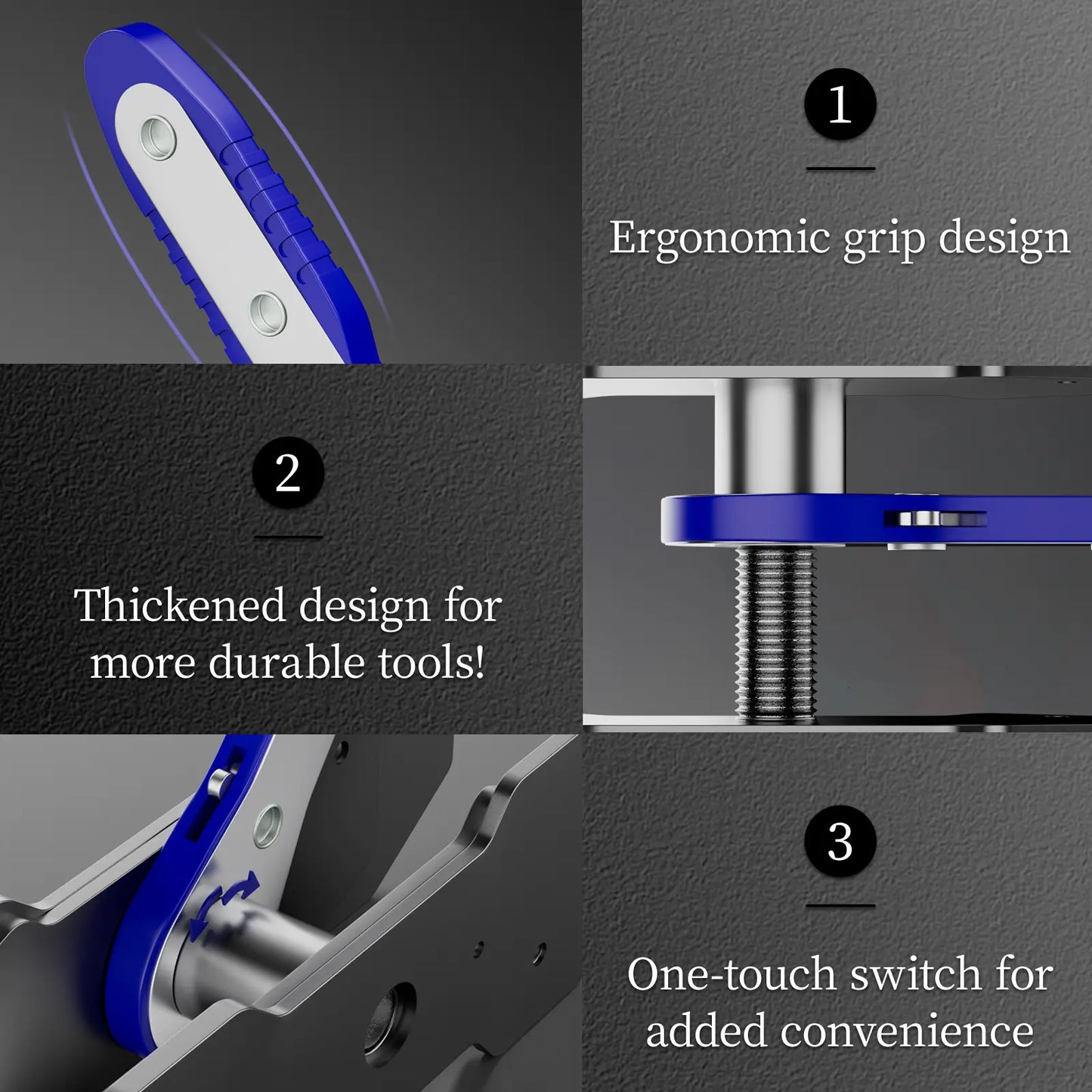 Brake Caliper Piston Press Tool ‚Äì 360¬∞ Rotating Ratchet Wrench for Single, Dual & Quad Piston Disc Brakes