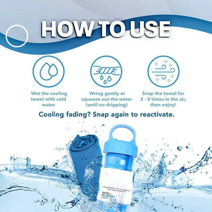 ‚ùÑÔ∏è Instant Cooling Towel ‚Äì Quick Dry Sports Towel for Gym, Travel & Outdoor Activities