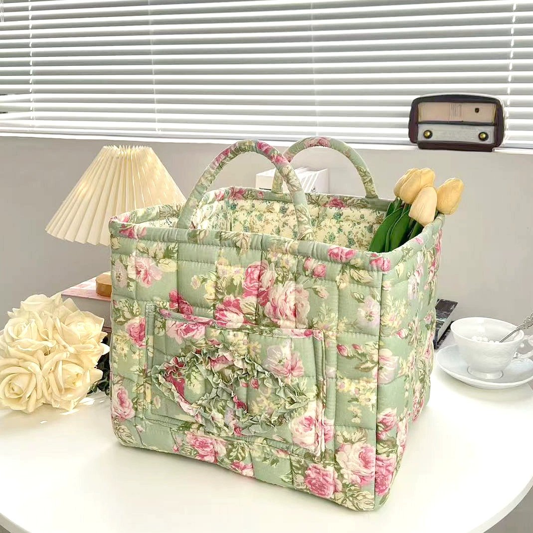 üíêüí•Boho Fabric Storage Basketüå∏