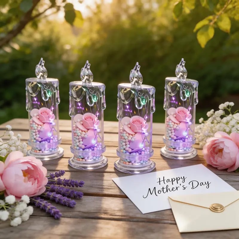 üåπRealistic Rose Candle Lights ‚Äî Battery-Powered, Smoke-Free LED Roses for Home Decor, Weddings, Parties & Gifts ‚ú®