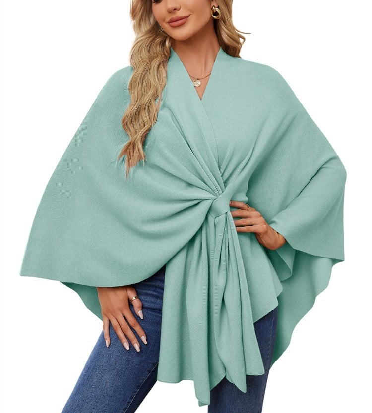 üî•Elegant Shawl Wraps Soft Open Front Poncho Shawl Wraps