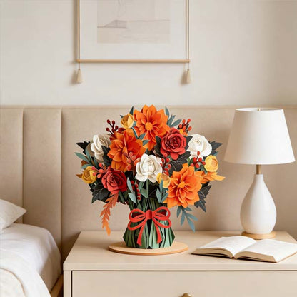 üíå Forever-Blooming 3D Flower Pop-Up Card‚Äì Personalized Love Message & Everlasting Bloom üéÅ