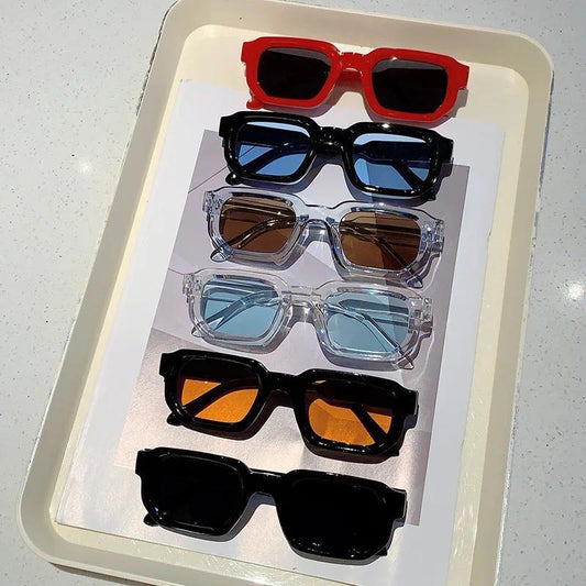 üï∂Ô∏èüîÜ 6 - Pack Vintage Rectangle Frame Sunglasses for Men & Women with UV400 Protection