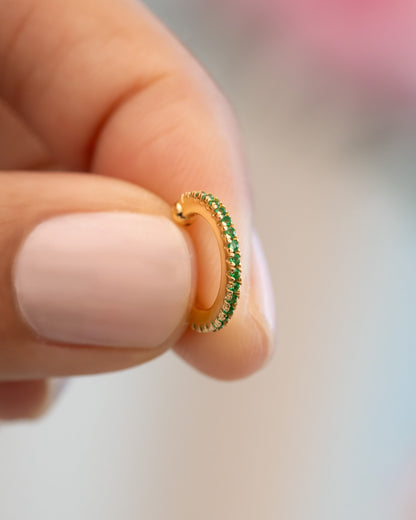 Emerald Ear Cuff