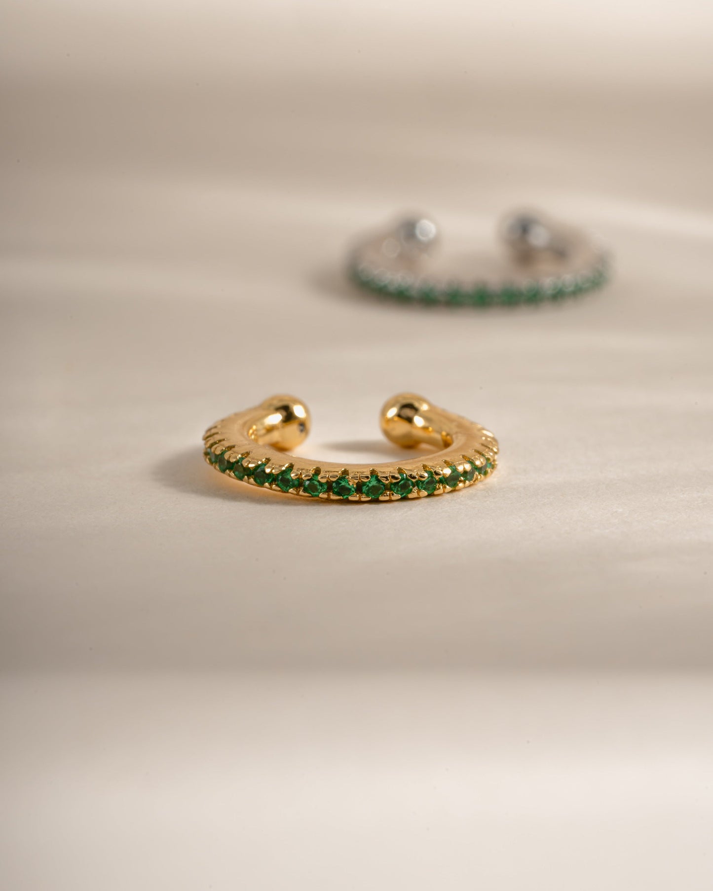 Emerald Ear Cuff