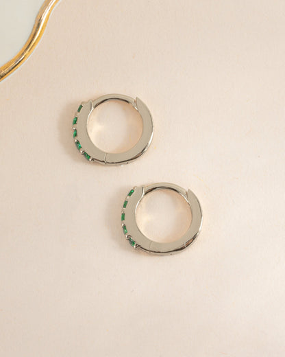 7mm Emerald Huggies