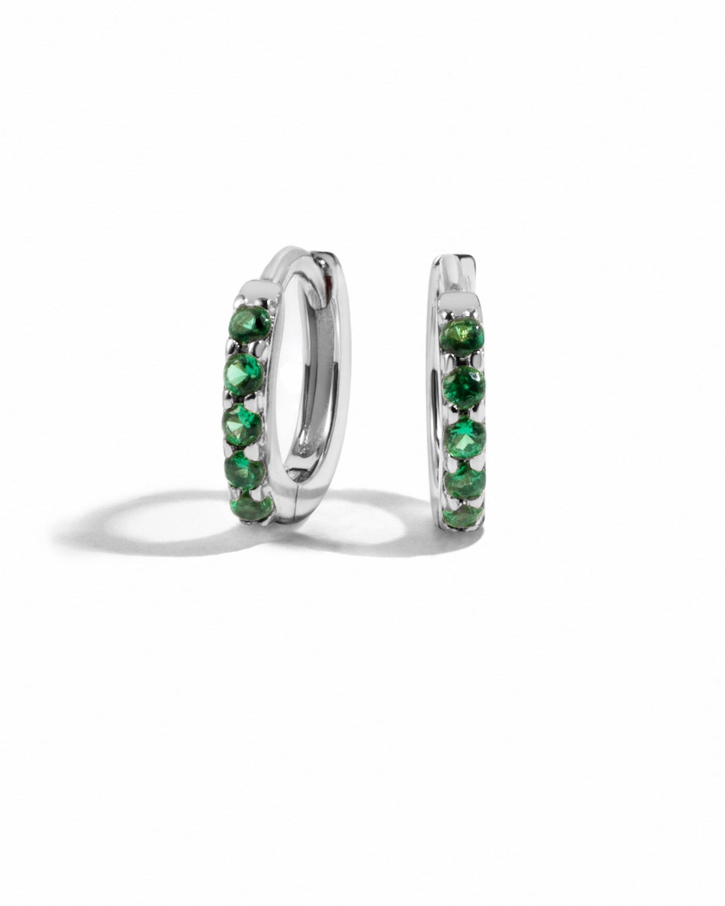 7mm Emerald Huggies